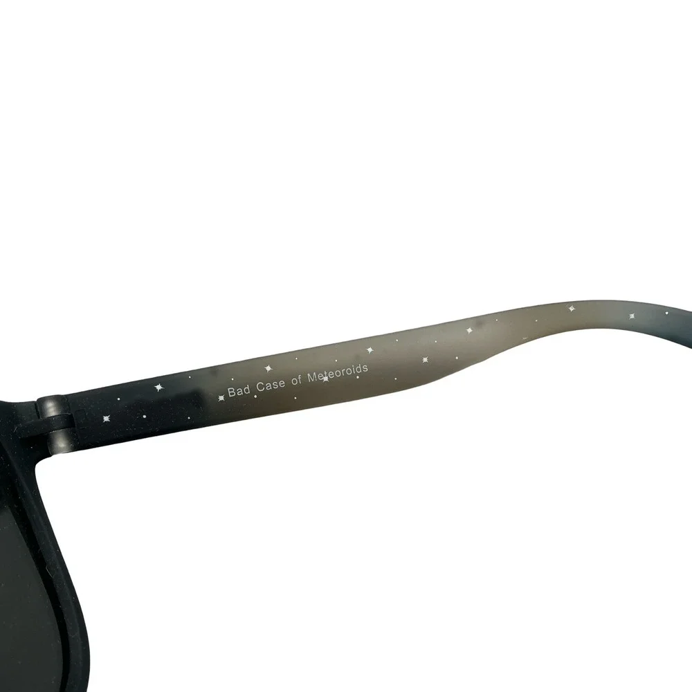 Goodr Bad Case of Meteoroids Black Star Print Polarized Sunglasses G00127-LFG